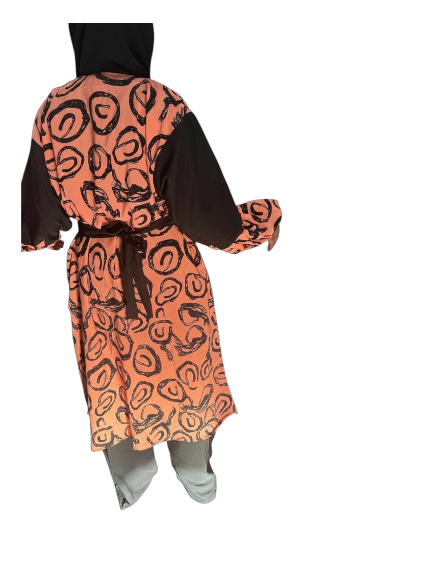 Saffron Noir Printed Tunic Set