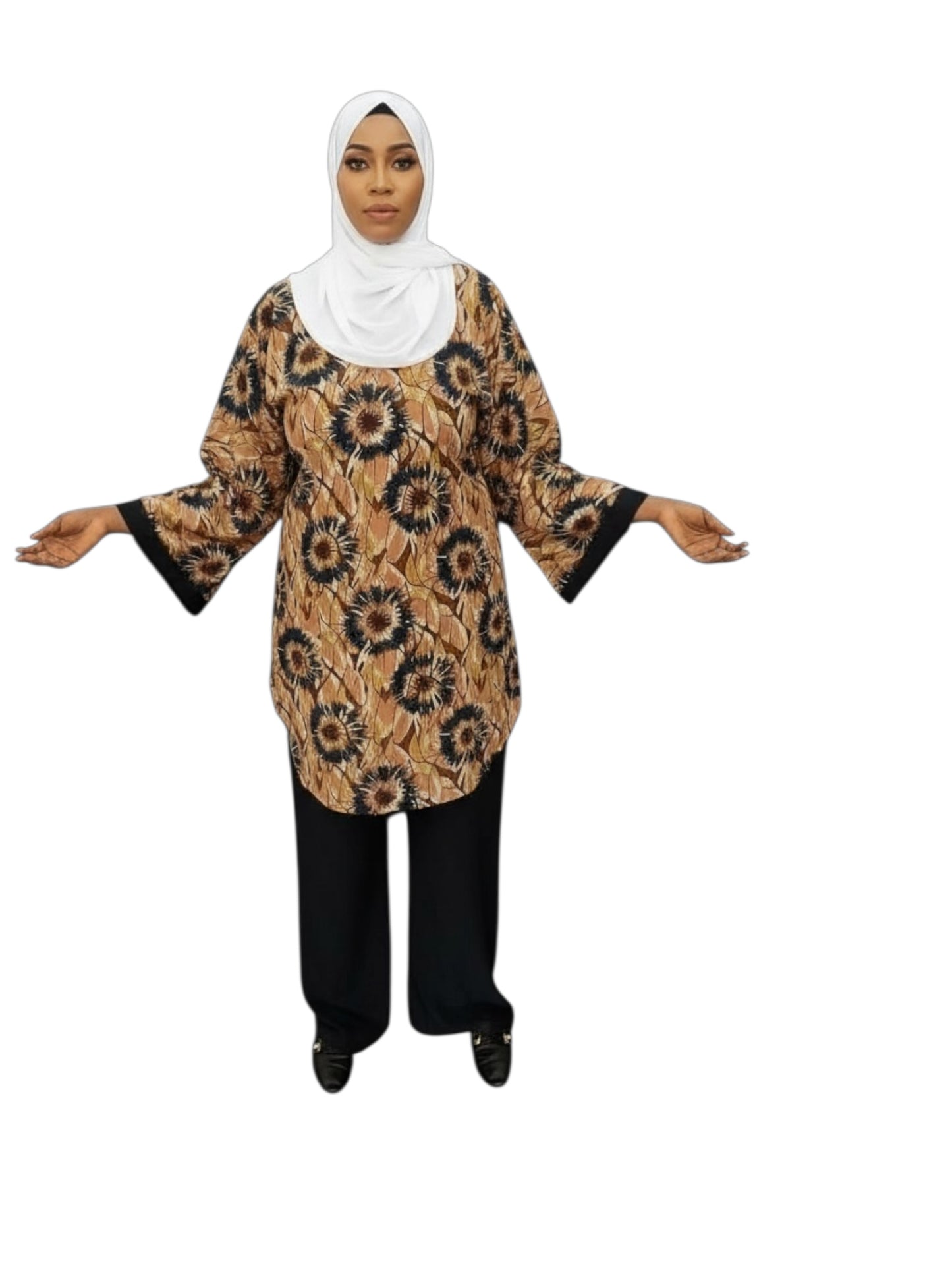 Sahara Bloom Luxe Tunic Set