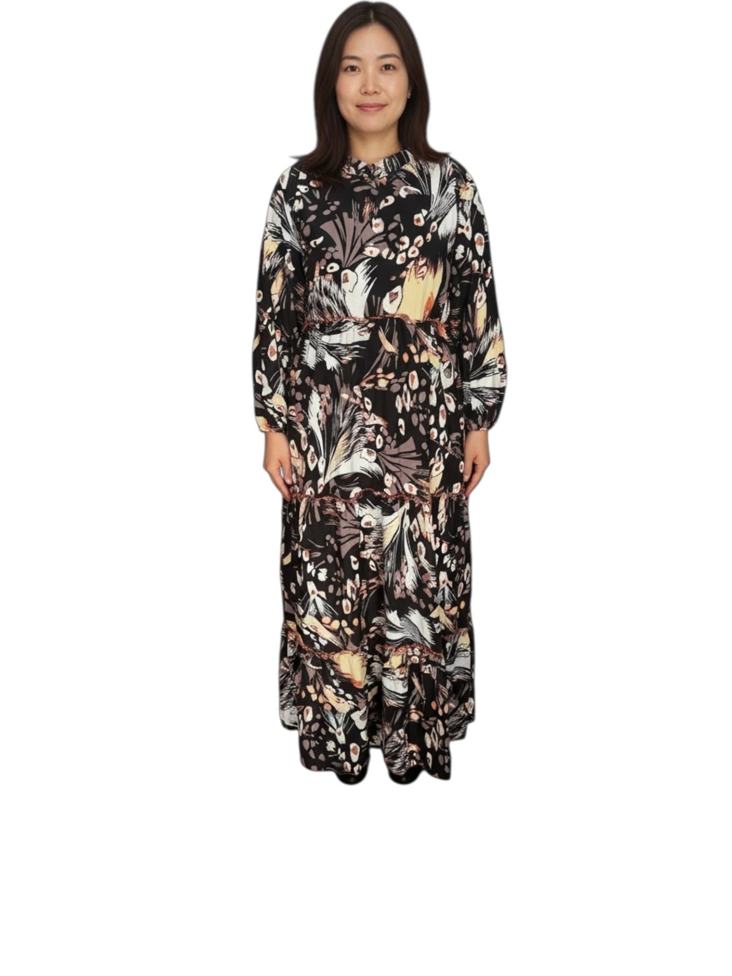 Noor Bloom Elegance Dress and in Max Size