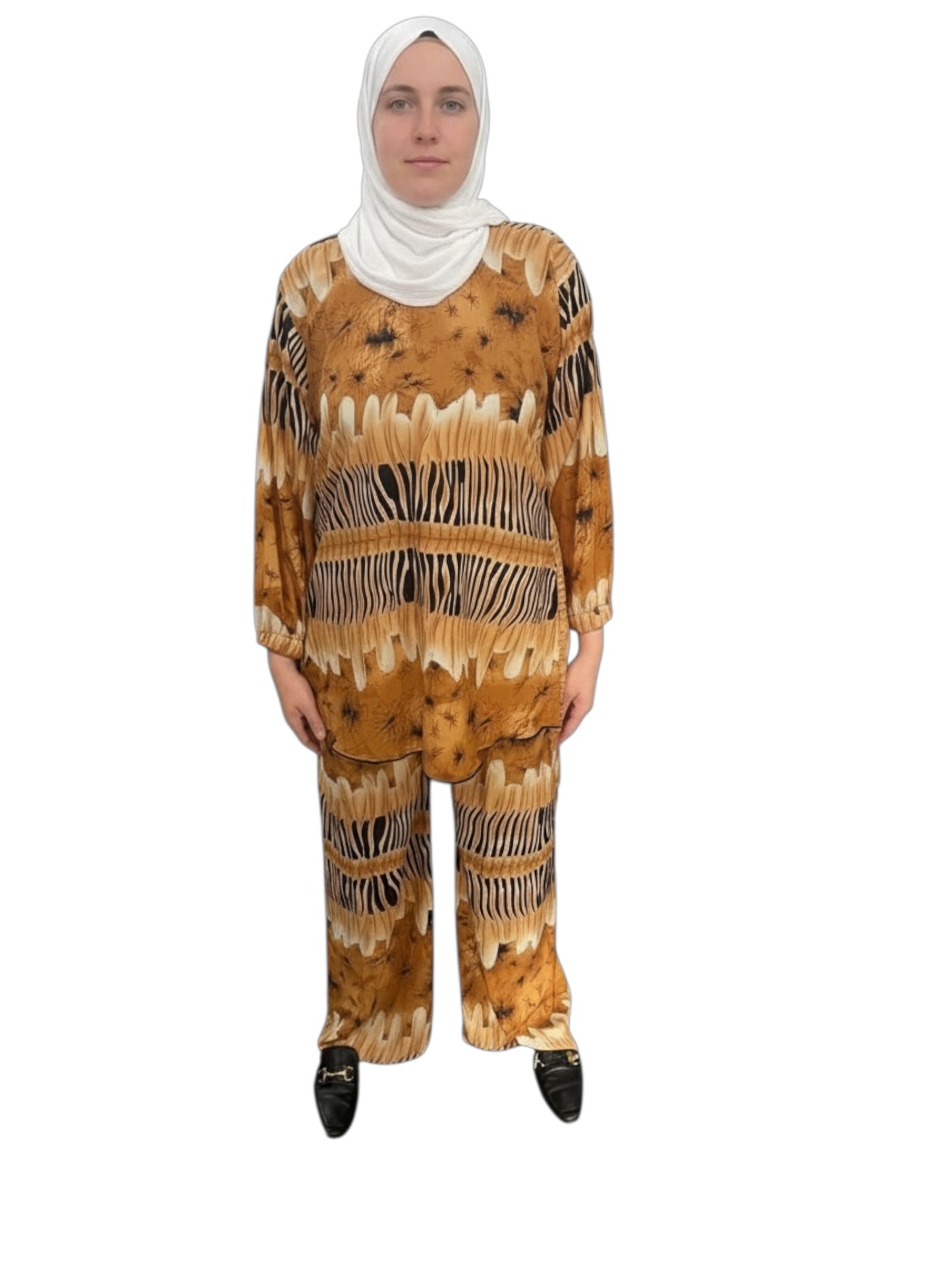 Amber Safari Co-Ord Tunic Set