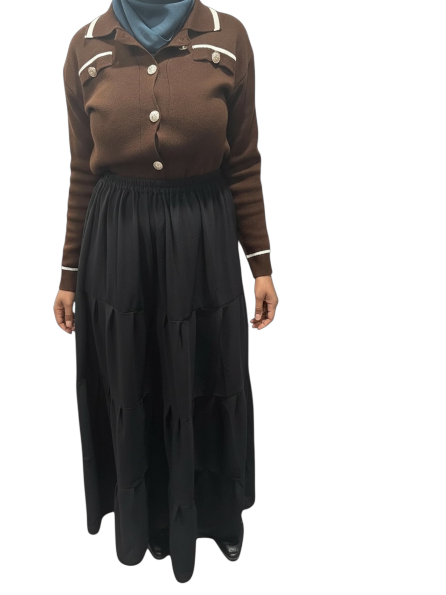 Aurelia Satin Maxi Skirt (Copy)Elegant Flow Tiered Maxi Skirt