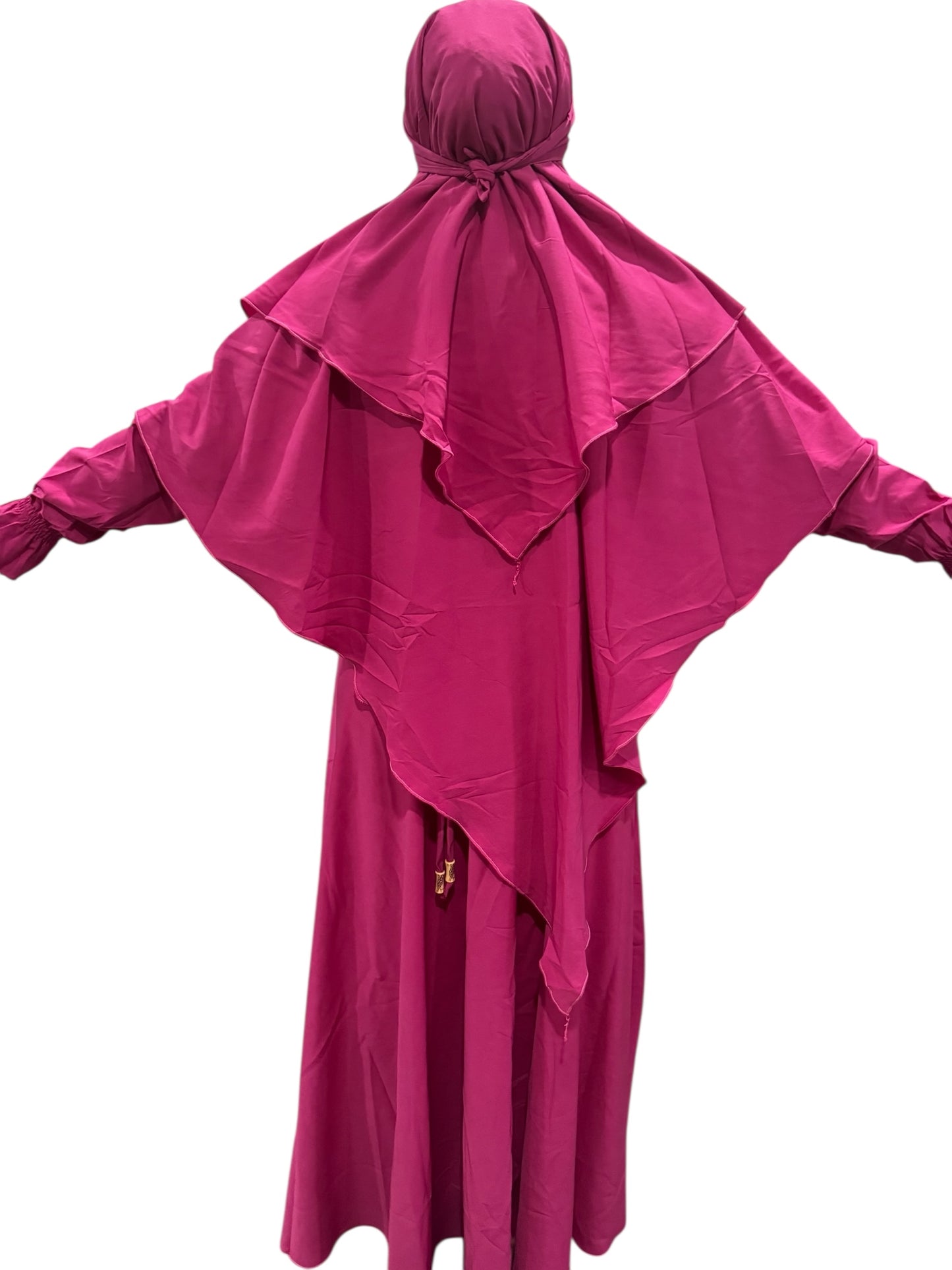 Zahra Elegance Cape Abaya Set