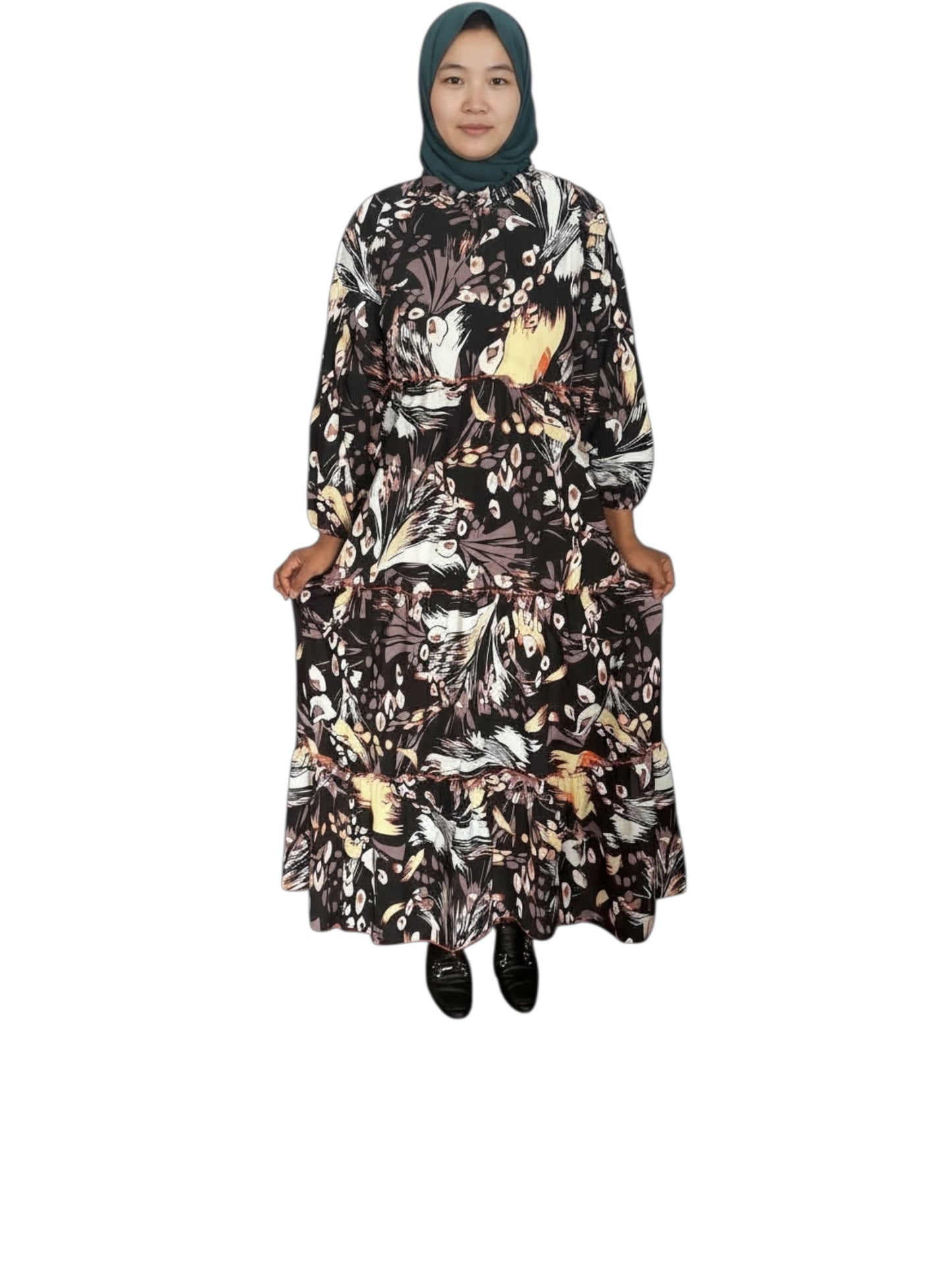 Noor Bloom Elegance Dress and in Max Size