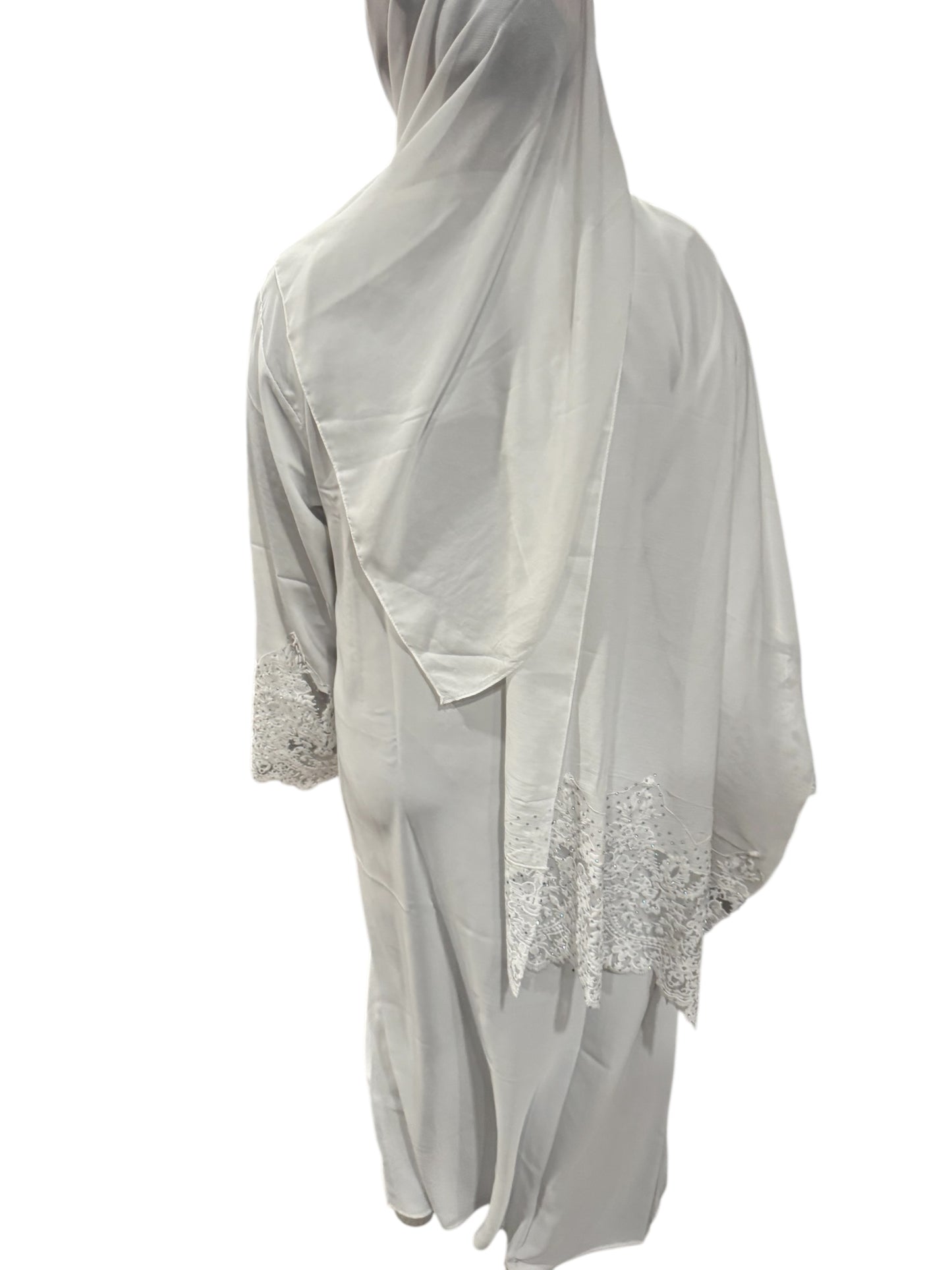Aisha Lace Sleeve Abaya