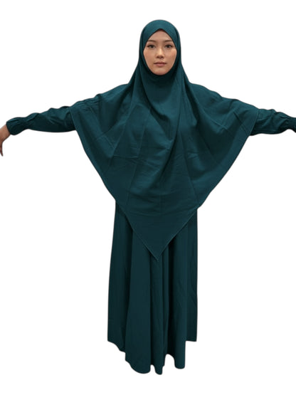 Zahra Elegance Cape Abaya Set