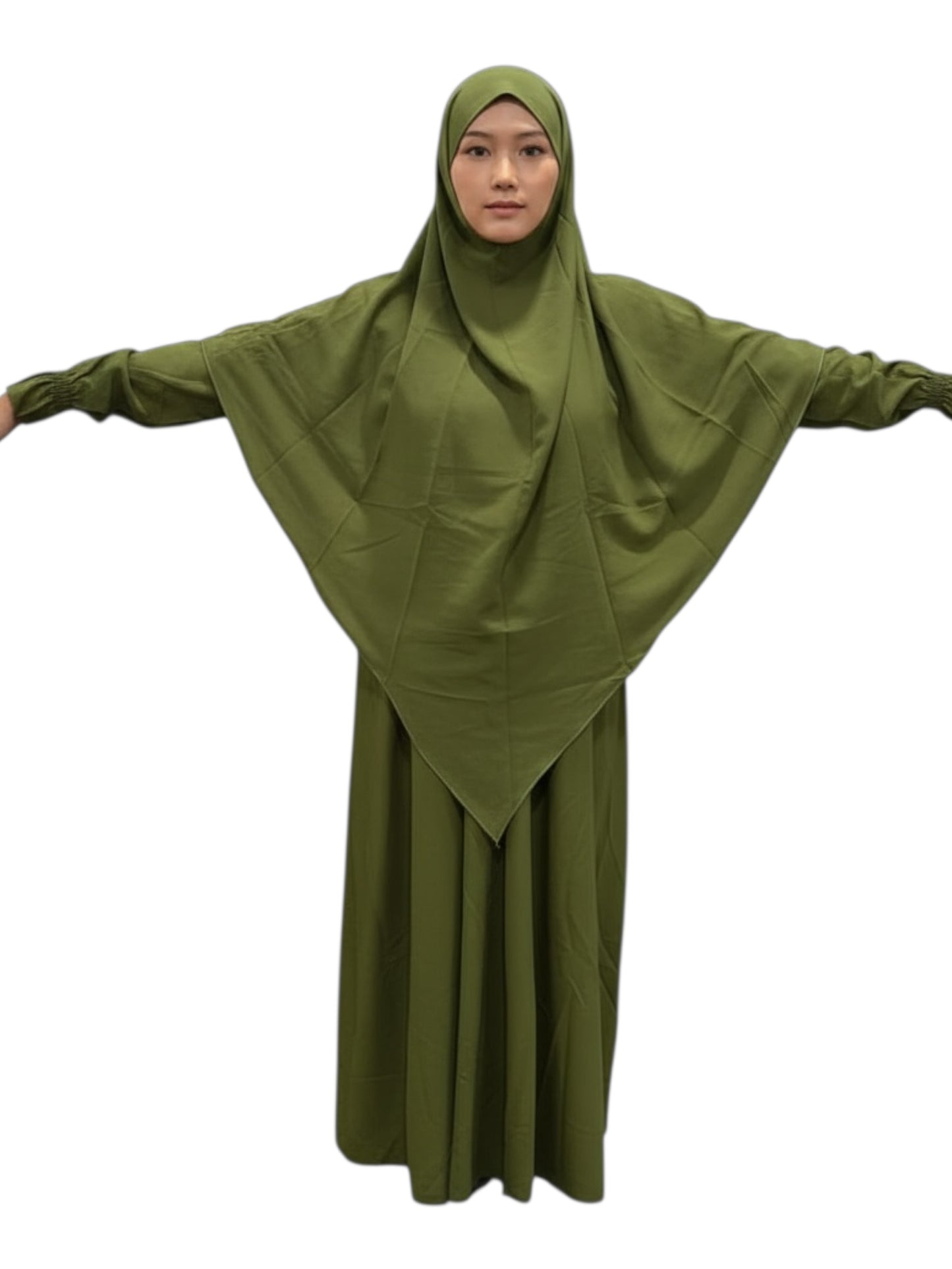 Zahra Elegance Cape Abaya Set