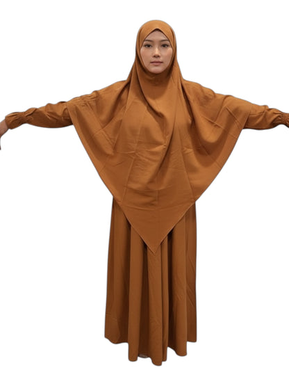 Zahra Elegance Cape Abaya Set