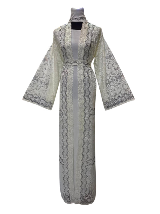 Noor Éclat Lace Abaya
