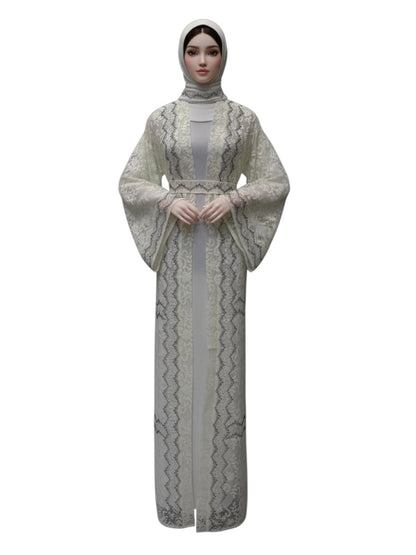 Noor Éclat Lace Abaya