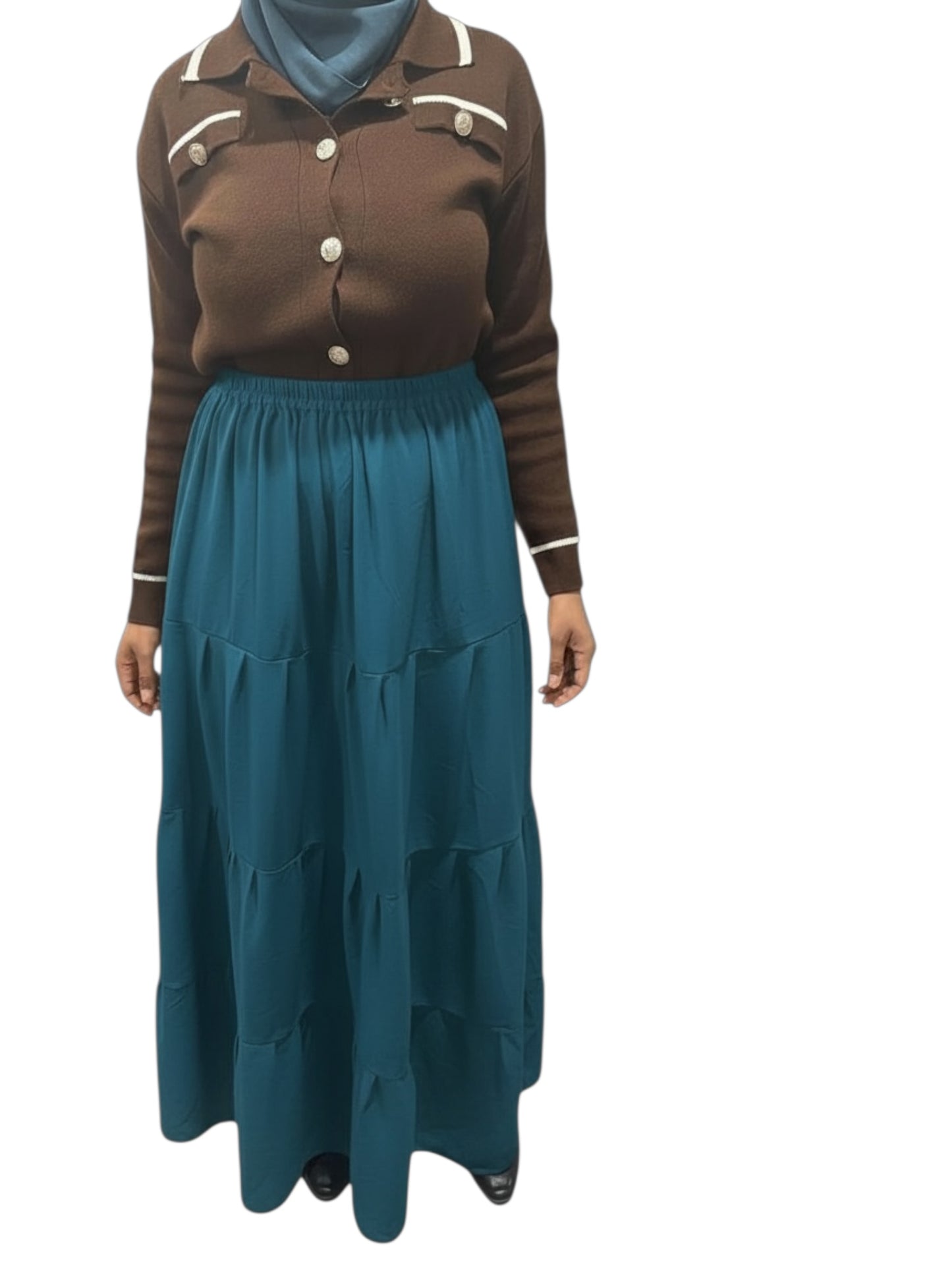 Aurelia Satin Maxi Skirt (Copy)Elegant Flow Tiered Maxi Skirt