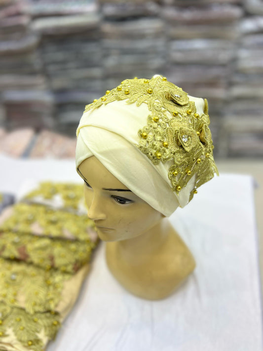 Embellished Ready-to-Wear Turban Hijabs