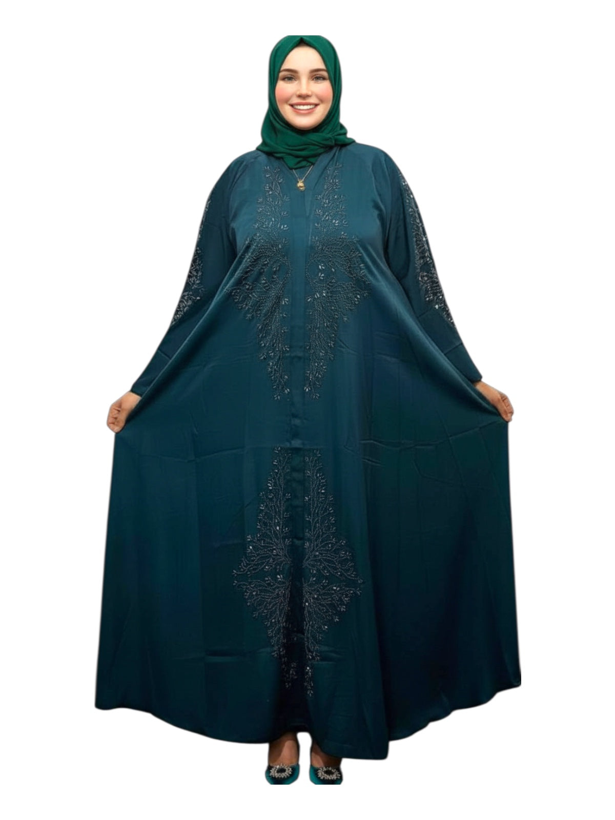abaya stones with belt