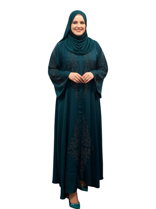 abaya stones with belt