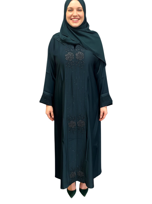 stones one piece abaya