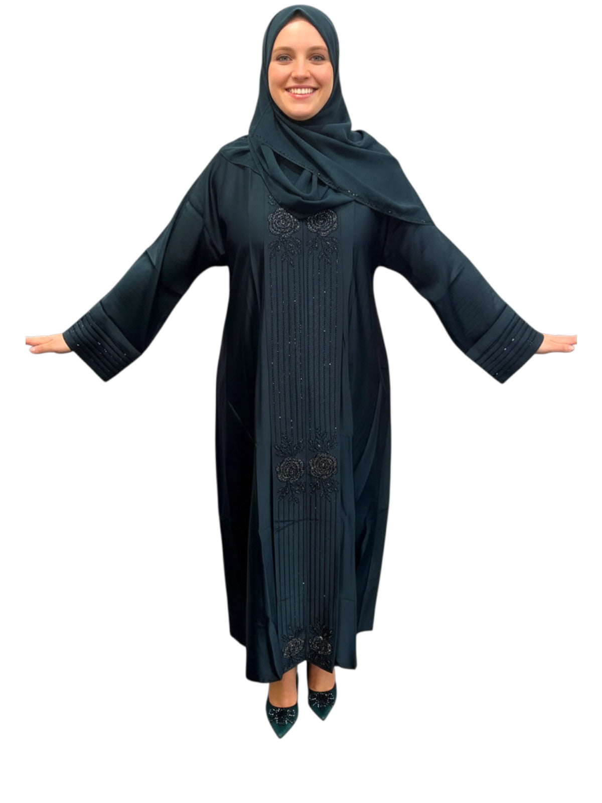 stones one piece abaya