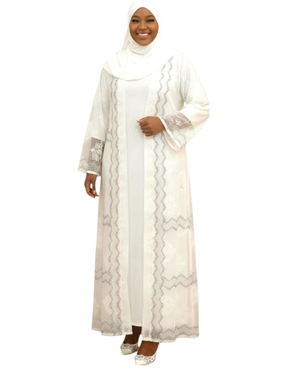 two pieces abaya