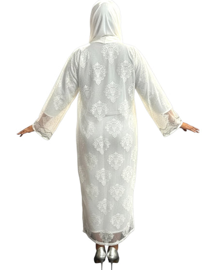 two pieces abaya