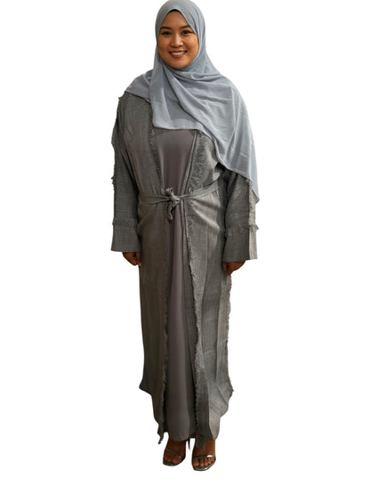 2 sleeves abaya