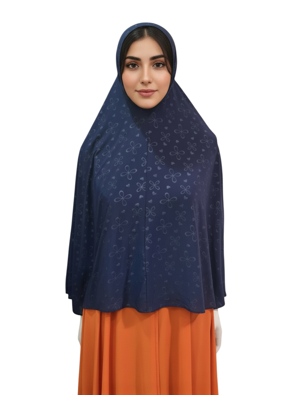 Floral -Coverage Khimar Hijab