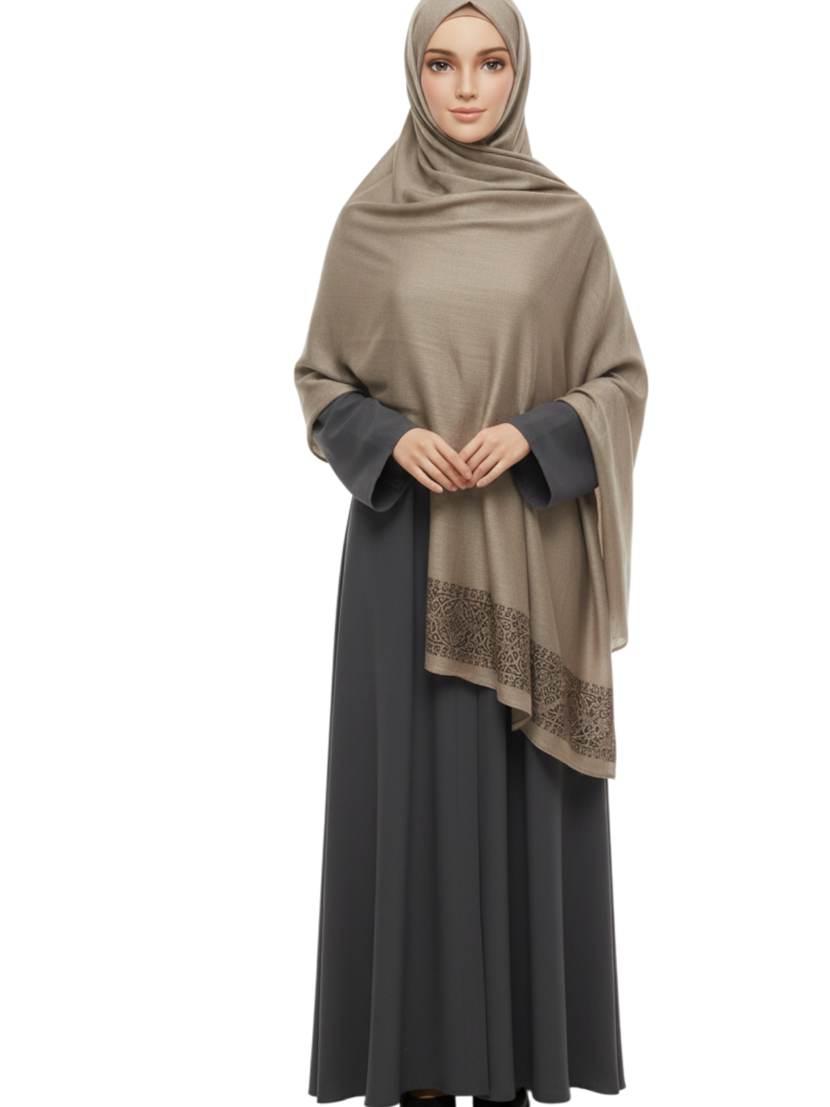 Textured Satin Edge Hijab