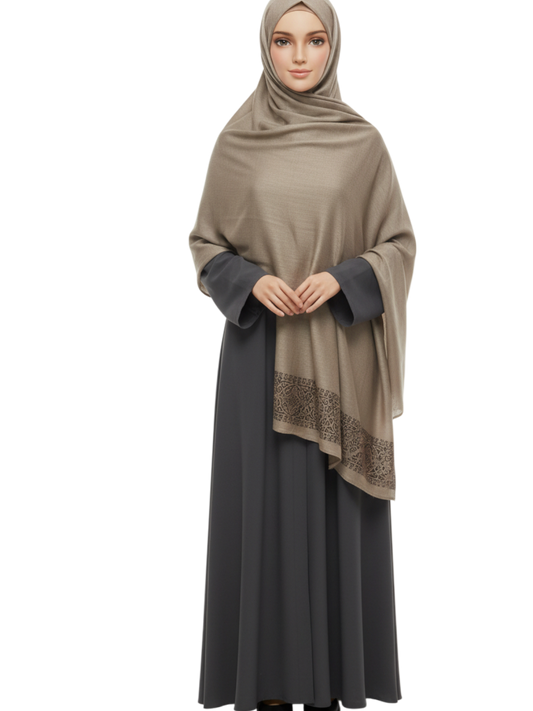 Textured Satin Edge Hijab