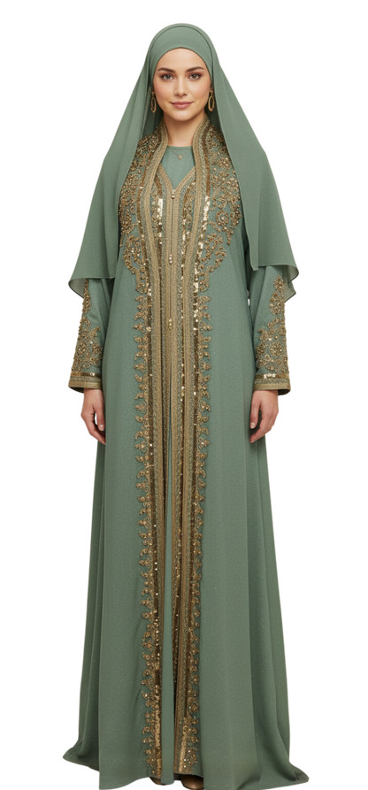 Elegant  Event Kaftan/Dress 2 pieces