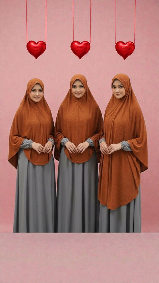 Floral -Coverage Khimar Hijab