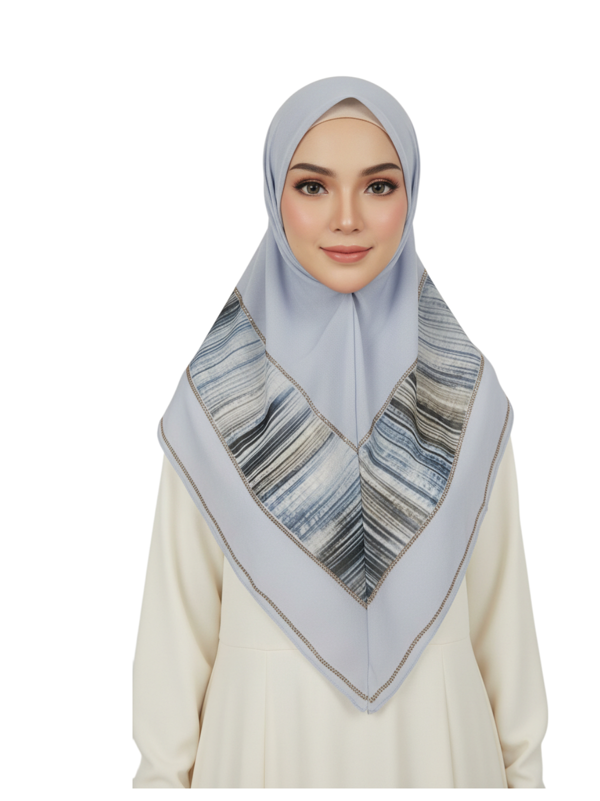 Printed Square Hijab