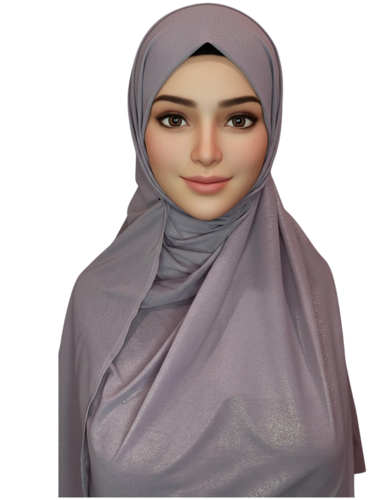 Soft Shimmer Finish hijab