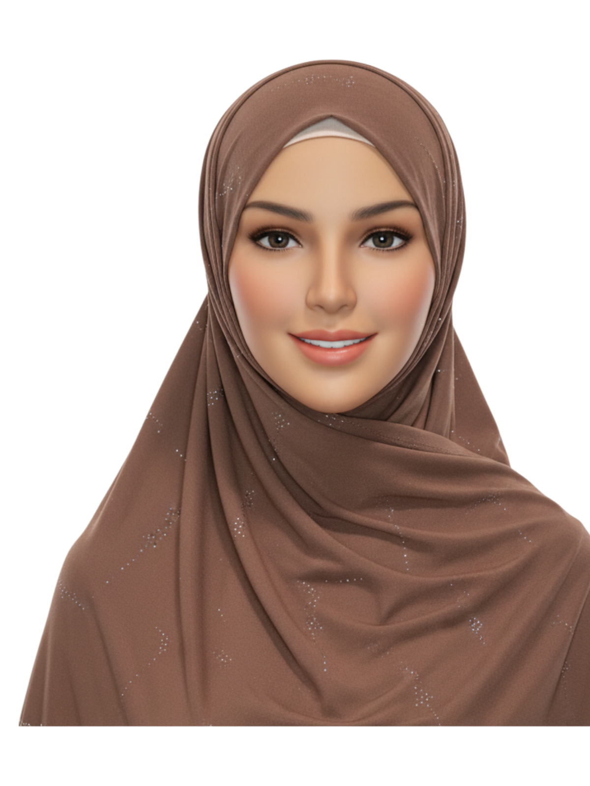 Jersey Hijab with Subtle Rhinestone Accents