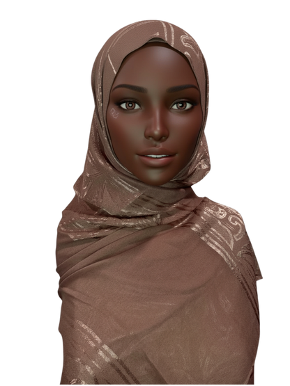 Jacquard Shimmer Hijab