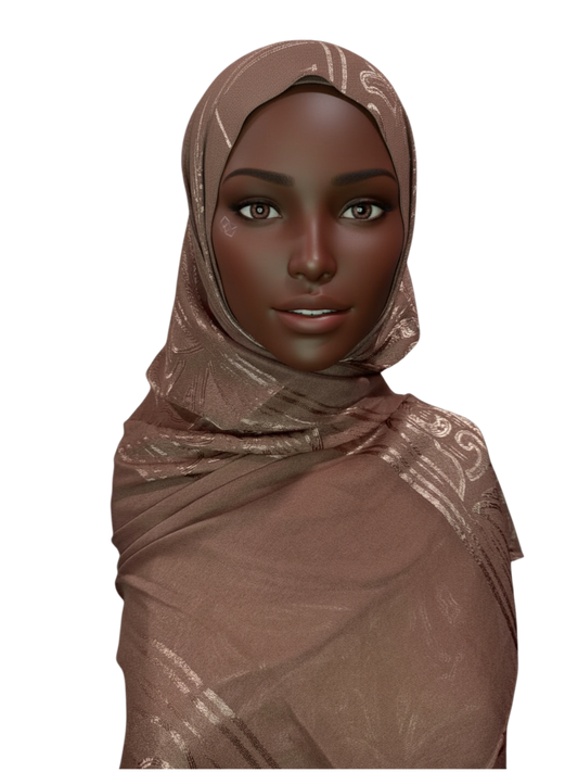 Jacquard Shimmer Hijab