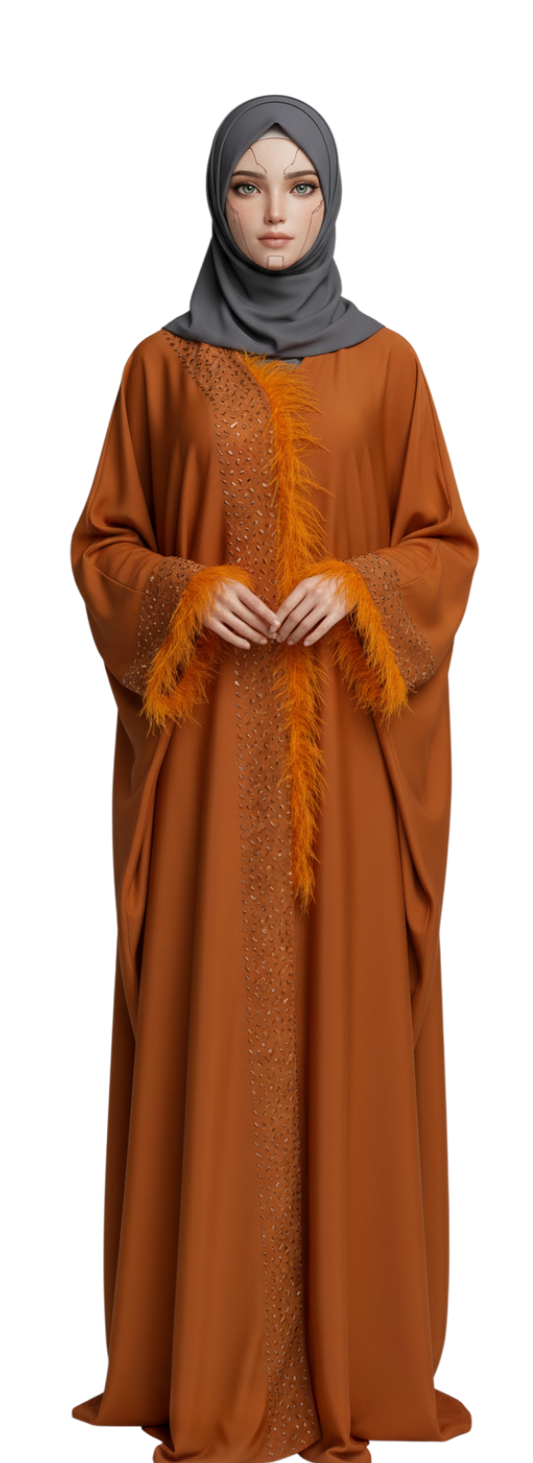 Sunset Radiance butterfly Abaya Adult