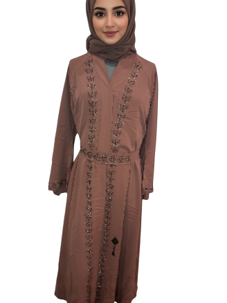 Rosewood Elegance Abaya