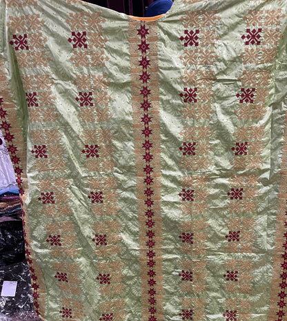 Bazin dress with scarf  only image 0