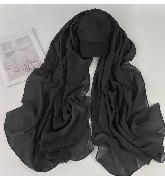 Cap Chiffon Hijab for summer!!