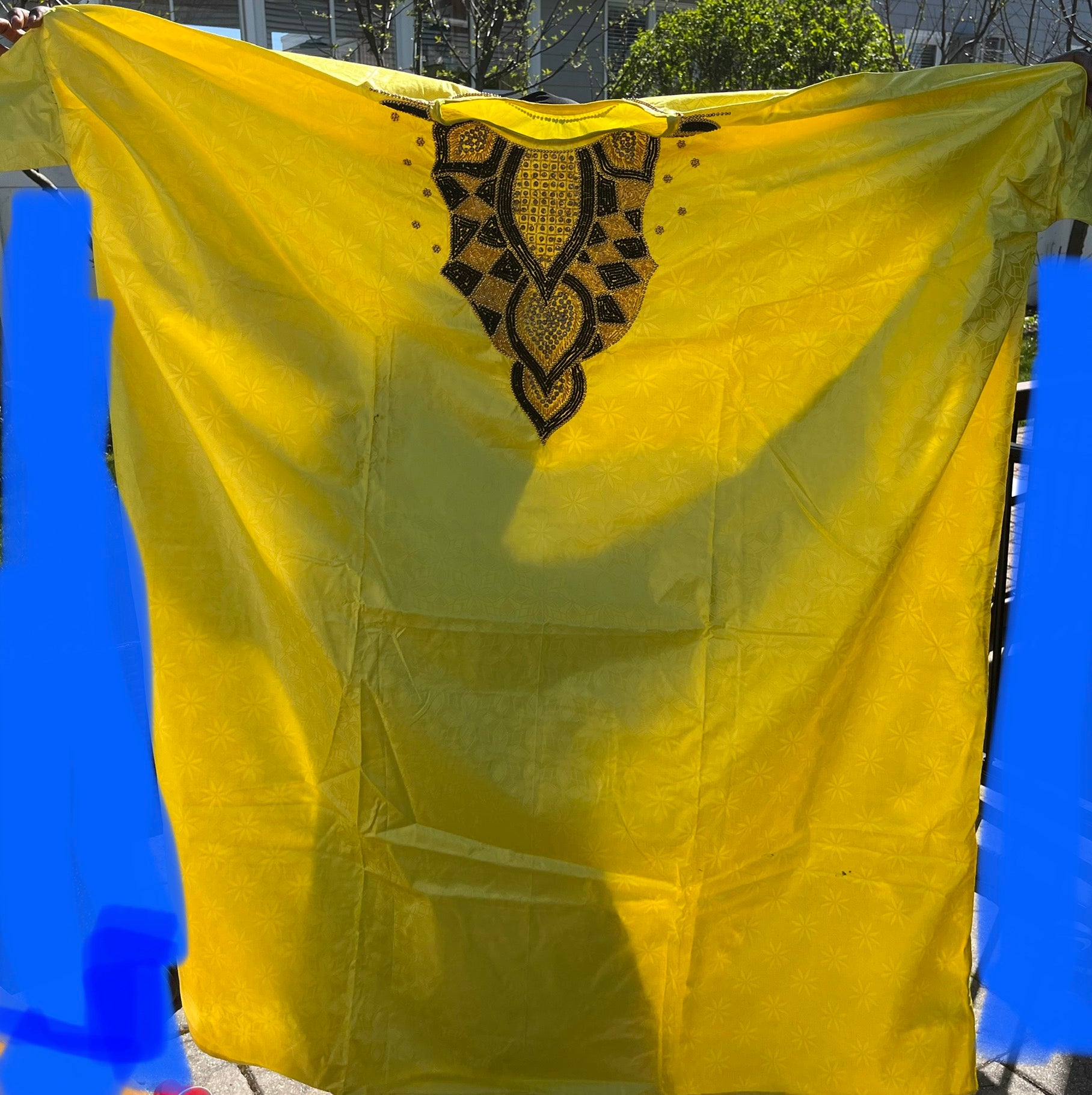 Bazin dress with scarf  only image 1