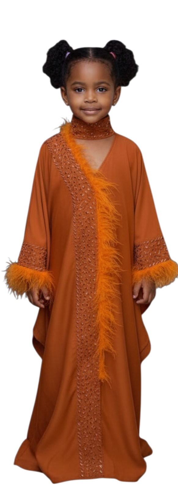 Sunset Radiance butterfly Abaya