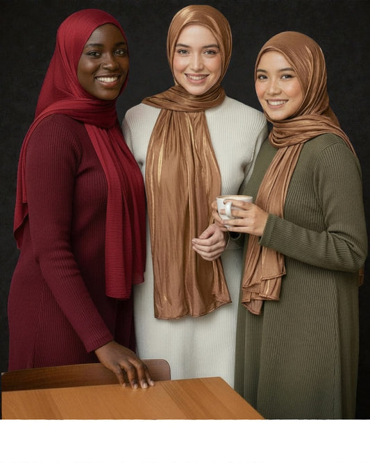 Organza hijab