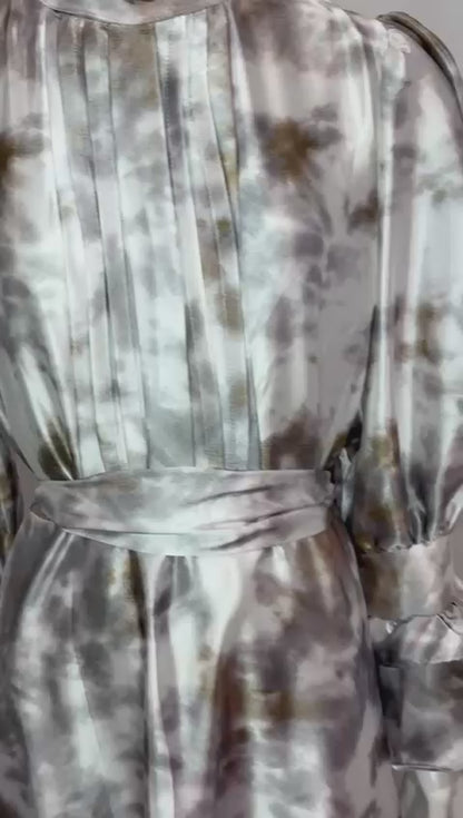 Pattern Evening Dress